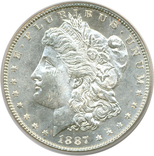 image for: 1887/6 $1  PCGS MS64 PL