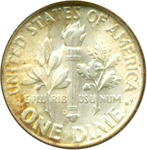 image for: 1946-D 10c NGC MS66