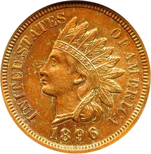 image for: 1896 1c DGS MS62 (Cleaned, Light Corrosion)