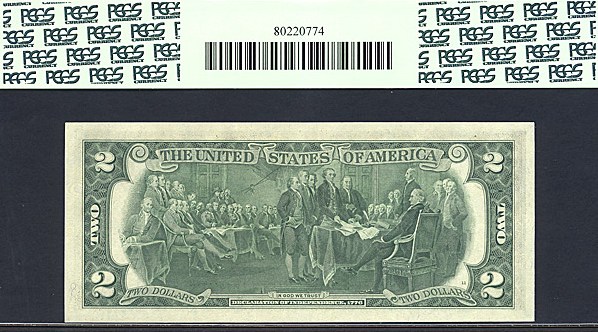 image for: 1976 * Star * $2  PCGS Gem CU65 PPQ