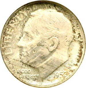 image for: 1952-S 10c NGC MS67