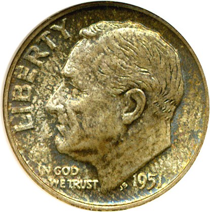 image for: 1951 10c  NGC MS66 