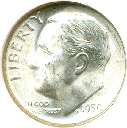 image for: 1950-S 10c  NGC MS67 