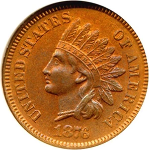 image for: 1876 1c DGS MS63 (Light Corrosion)