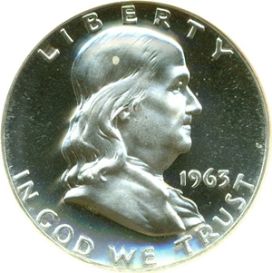 image for: 1963 50c NGC Proof 66 Cameo