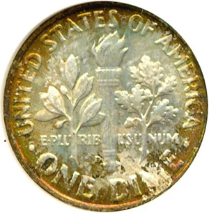 image for: 1957-D 10c NGC MS67