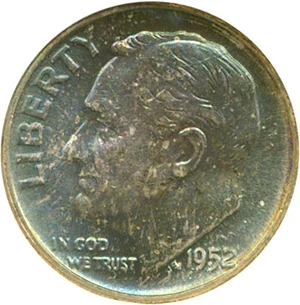 image for: 1952 10c NGC MS66 *Color*