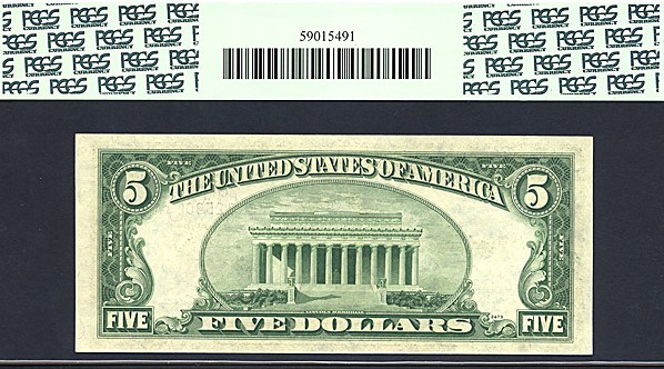 image for: Fr.1534 1953B $5  PCGS Choice CU63 PPQ  [C41253088A]