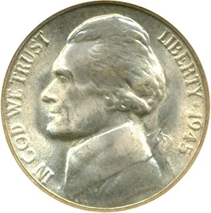image for: 1945-S 5c NGC MS67