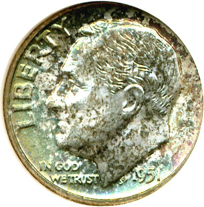 image for: 1951 10c  NGC MS66 