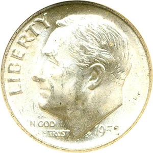 image for: 1952-S 10c NGC MS67