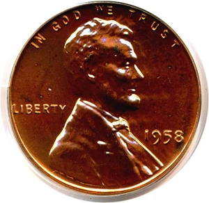image for: 1958 1c PCGS Proof 66 RD