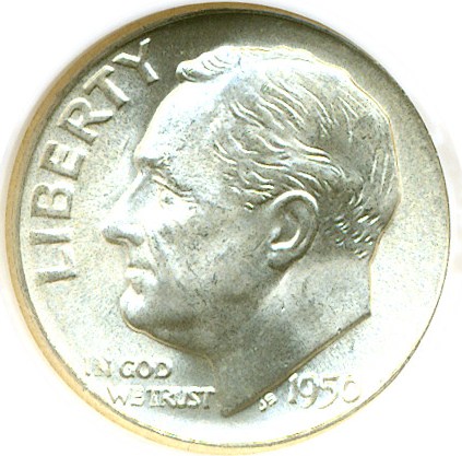 image for: 1950-S 10c  NGC MS67 