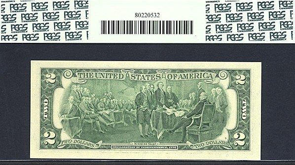 image for: Fr.1937I 2003 $2  PCGS Gem CU66 PPQ  [I02566095] *Star* 