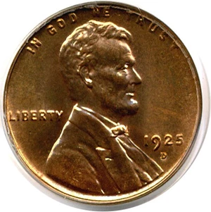 image for: 1925-D 1c PCGS/CAC MS65 RD