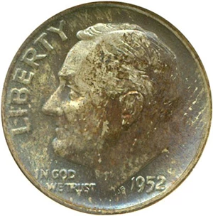 image for: 1952 10c NGC MS66