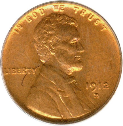 image for: 1912-D 1c  PCGS MS64 RD