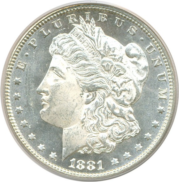 image for: 1881 $1  PCGS MS63 PL