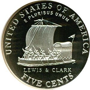 image for: 2004-S 5c Keel Boat NGC Proof 69 UCameo