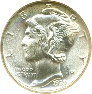image for: 1939 10c NGC MS66