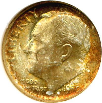 image for: 1950-S 10c  NGC MS66 