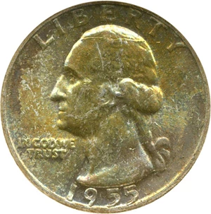 image for: 1955 25c NGC MS66