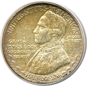 image for: 1928 50c Hawaiian PCGS MS62