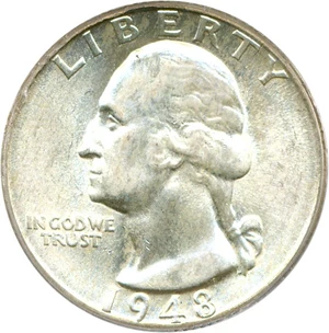 image for: 1948-D 25c PCGS MS66