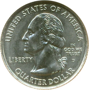 image for: 2004-D 25c Wisconsin - Extra Leaf High NGC MS66
