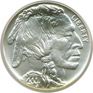 image for: 2001-D $1 Buffalo PCGS MS69 *Jay W. Johnson Autograph - 36th U.S. Mint Director*