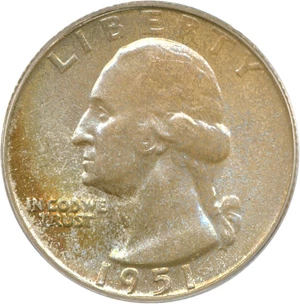 image for: 1951 25c PCGS MS66