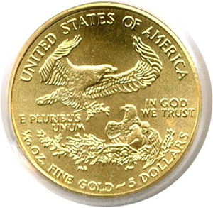 image for: 2005 $5 Gold Eagle PCGS MS69