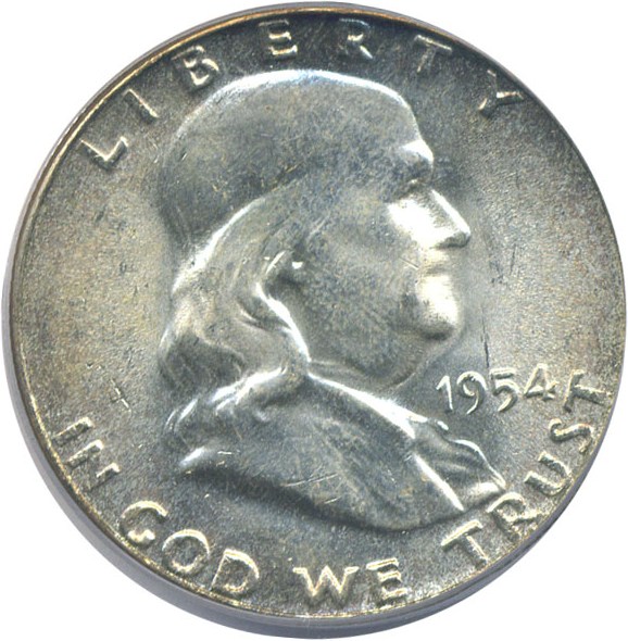 image for: 1954 50c  PCGS MS65 FBL