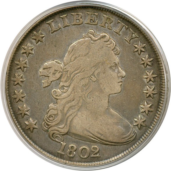 image for: 1802/1 $1  PCGS VF25 