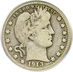 image for: 1913-S 25c PCGS F12