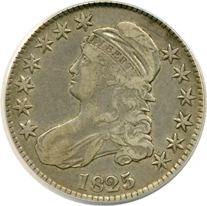 image for: 1825 50c ANACS VF35