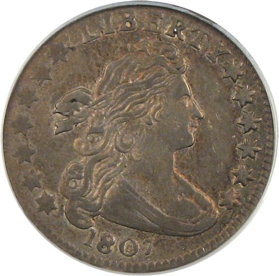 image for: 1807 10c  PCGS AU50 