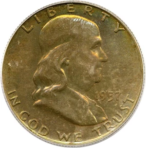 image for: 1957-D 50c PCGS MS65 FBL