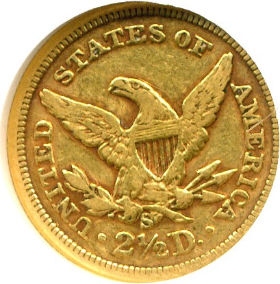 image for: 1870-S $2 1/2  NGC XF45 