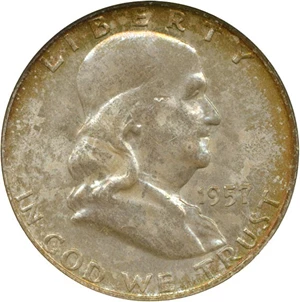 image for: 1957-D 50c NGC MS65