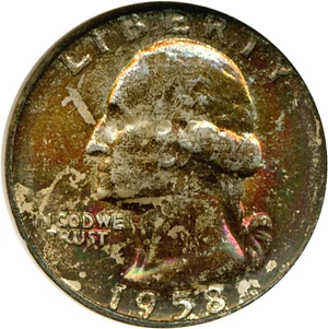 image for: 1958-D 25c NGC MS67 *Color*