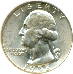 image for: 1958-D 25c NGC MS66