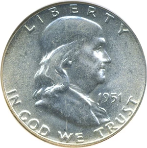 image for: 1951 50c NGC MS64
