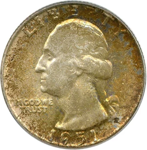 image for: 1951 25c PCGS MS66