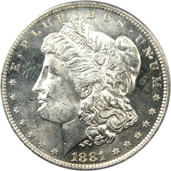 image for: 1881-S $1  PCGS MS64 DMPL