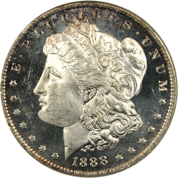 image for: 1888-O $1  ANACS MS64 DMPL