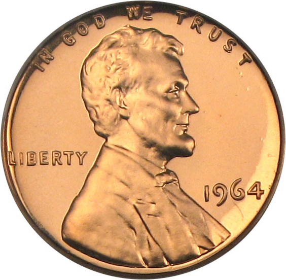 image for: 1964 1c  PCGS Proof 67 RD Cameo