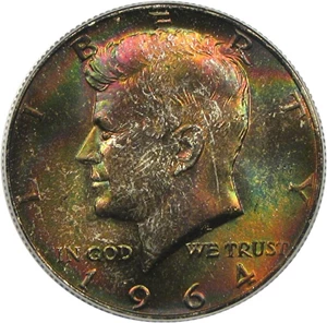 image for: 1964 50c PCGS MS66 *Color*