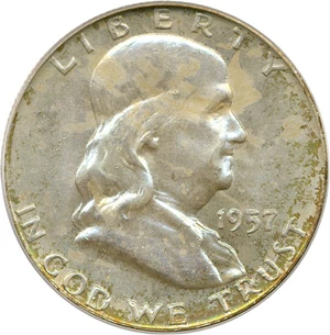 image for: 1957-D 50c PCGS MS65 OGH