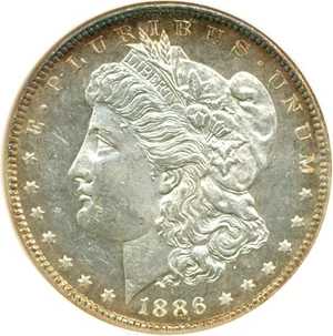 image for: 1886 $1 NGC MS62 DMPL